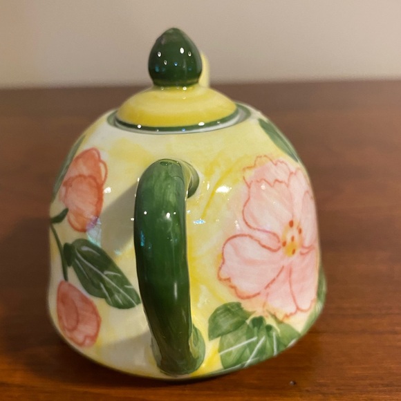 Teapot Vintage miniature floral ceramic in excellent condition Andrea by, Sadek - Picture 7 of 14